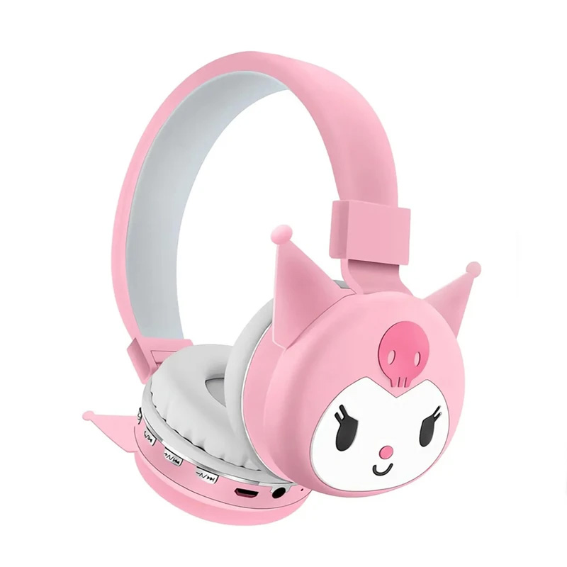 هدفون بی سیم طرح فانتزی کرومی مدل Kuromi-AH-806L