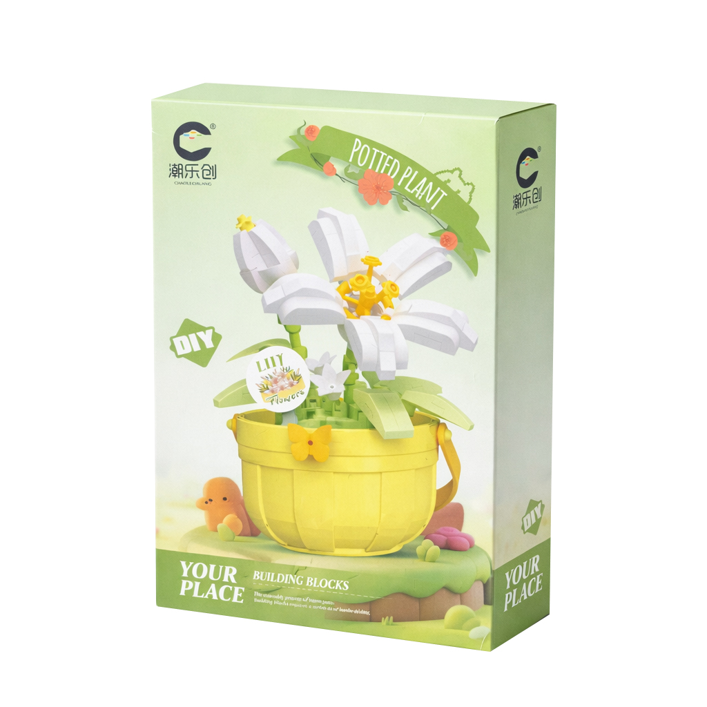 ساختنی 208 تکه Potted Planet مدل گل سوسن کد 7479