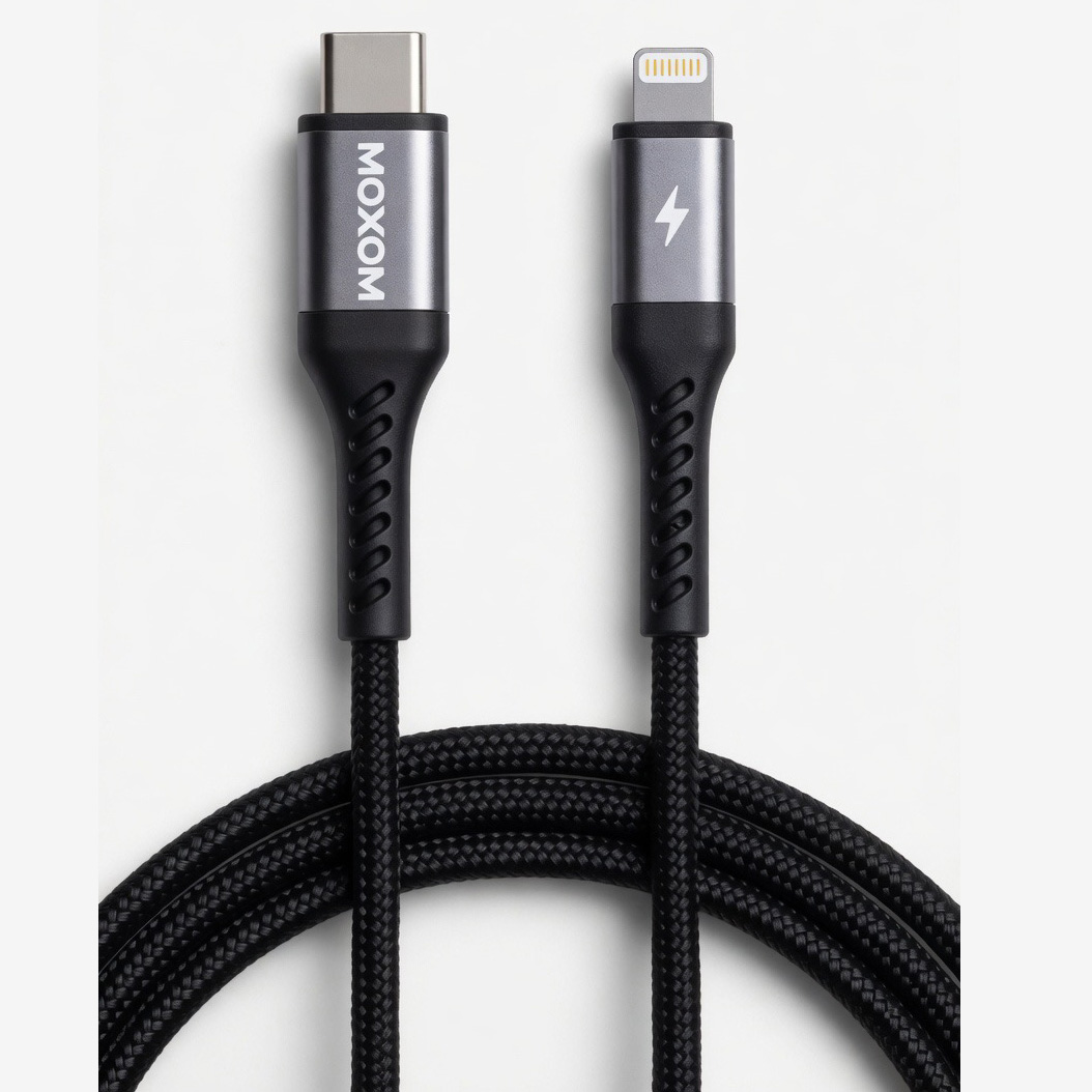 کابل تبدیل USB-C به لایتنینگ موکسوم مدل MX-CB266  طول 1.2 متر