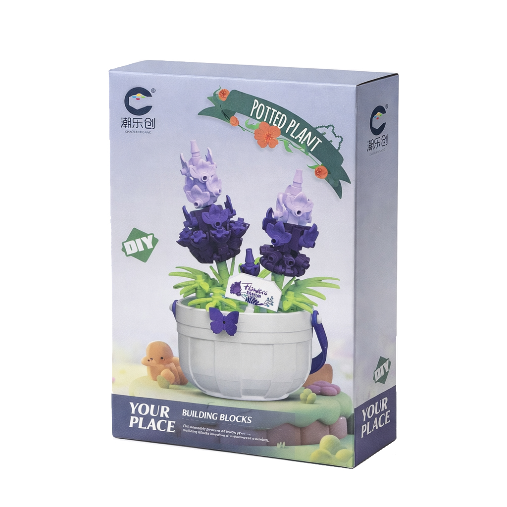 ساختنی 194 تکه Potted Planet مدل گل لاوندر (اسطو خودوس) کد 7482
