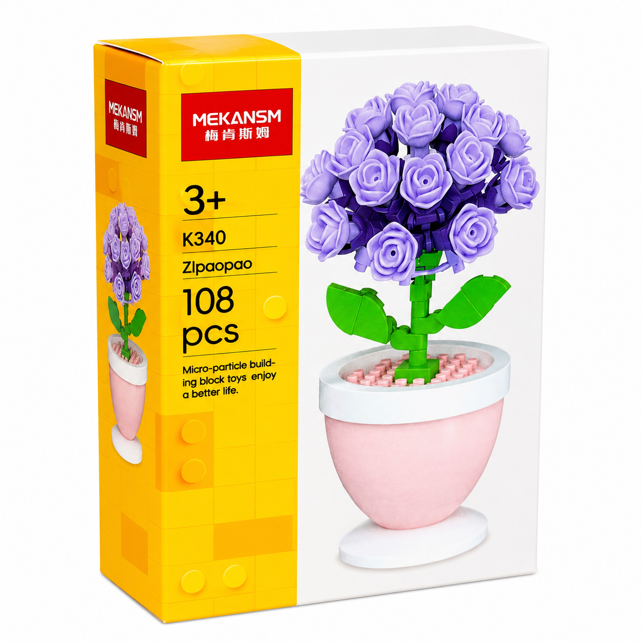 خالی ساختنی 108 تکه مکانسم مدل گل میخک کد 340